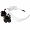 Лупа окуляри бінокулярні Magnifier 32521-SX з LED підсвіткою / збільшення 3X 4X 5X 6X 7X 10X