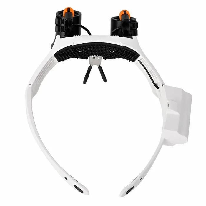 Лупа окуляри бінокулярні Magnifier 32521-SX з LED підсвіткою / збільшення 3X 4X 5X 6X 7X 10X