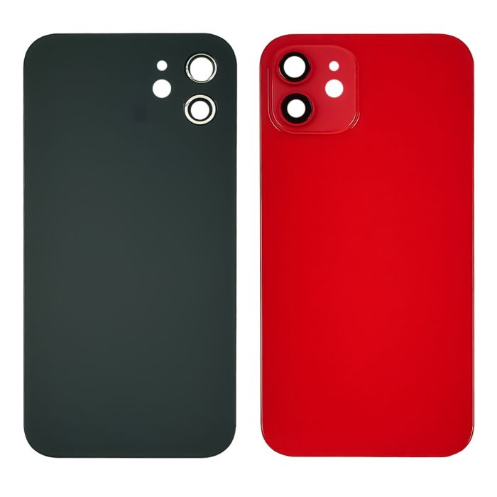 Заднє скло корпусу зі склом камери для Apple iPhone 12 Mini червоне