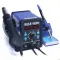 Паяльная станция WEP-898BD+ 2 в 1 фен / паяльник / цифровая индикация / турбинная / 3 насадки / 750 Вт
