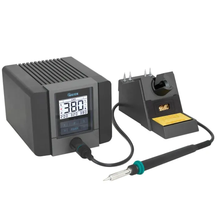 Паяльная станция Quick TS2200 / Паяльник / жало серии 200 / 100 - 480°С / ESD / 90 Вт