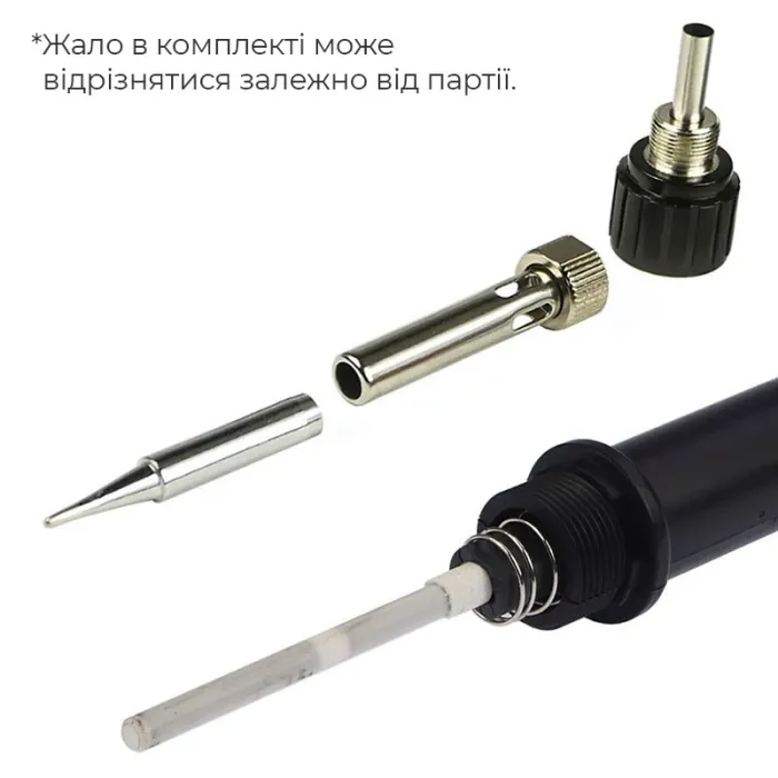 Паяльник A-096 / Жало 900M / LCD екран / кнопкове регулювання / 180 - 480 ° C / 220В 80Вт