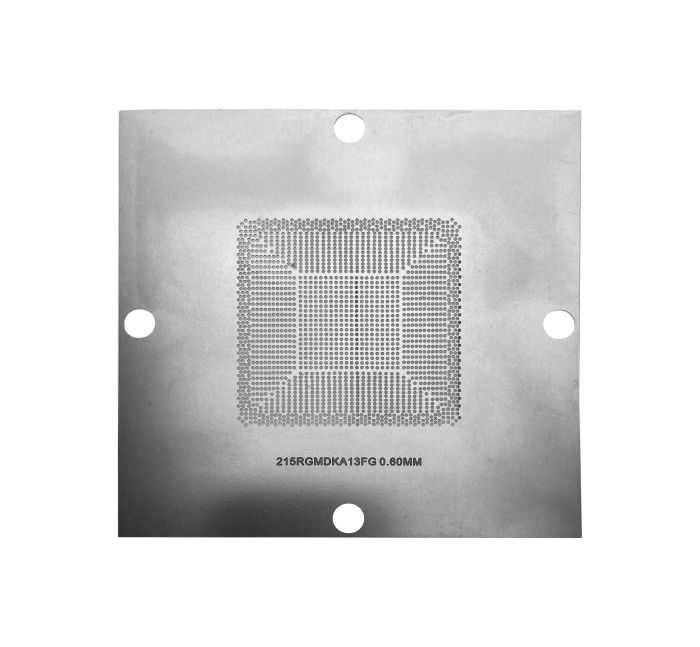 Трафарет BGA прямого нагріву 215RGMDKA13FG (0.60 mm) 90 x 90 mm