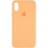 Чохол-накладка Original Full Soft Case для iPhone X/XS Papaya