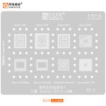 Трафарет BGA Amaoe EU:5 Exynos 1080 & 2100 (CPU+RAM)/9815/9609/8895-1703/Sams 3830 XGO (0.12mm)