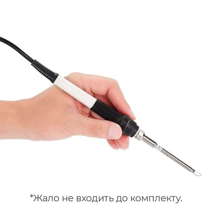 Паяльник Quicko T12 907 / ручка для паяльних станцій 942 / 946 / 951 / 952 / 956 / 4-pin Чорно-білий