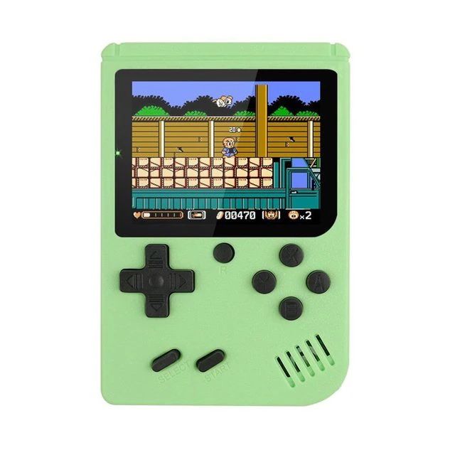Портативна ігрова приставка Gamemaster 500 in 1 джойстик, консоль, 8 bit Green