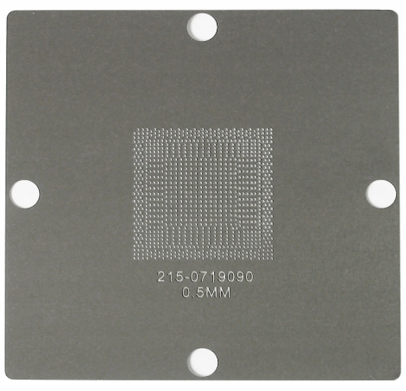 Трафарет BGA прямого нагрiву ATI AMD 215-0719090 / 216-0729042 / HD4650M (0.50 мм) 90*90mm