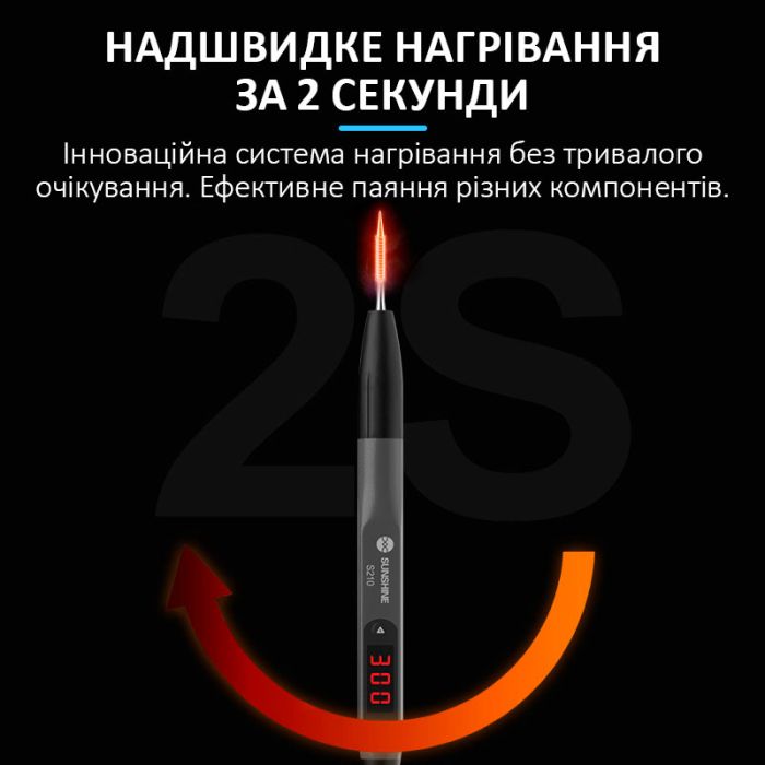 Жало, наконечник Sunshine SS-C210-K для паяльника / паяльных станций / лезвие 3 мм