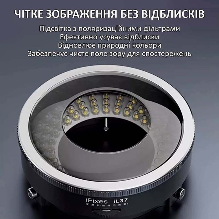 Подсветка для микроскопа IFixes il37 светодиодная / антибликовая / 96 диодов
