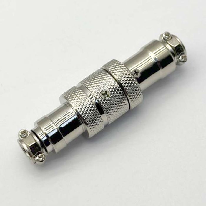 Разъем авиационный GX16 2 pin (папа+мама) крепление на кабель, штекер, гнездо, защитный кожух