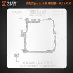 Трафарет BGA Amaoe PCB Sony Xperia 5 II (0.12mm) 70*70 mm