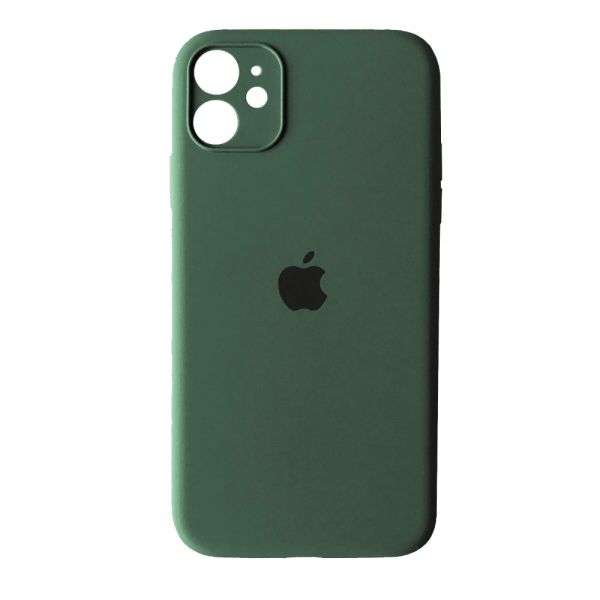 Чохол Silicone Case Full Camera для iPhone 12 (58) pine green