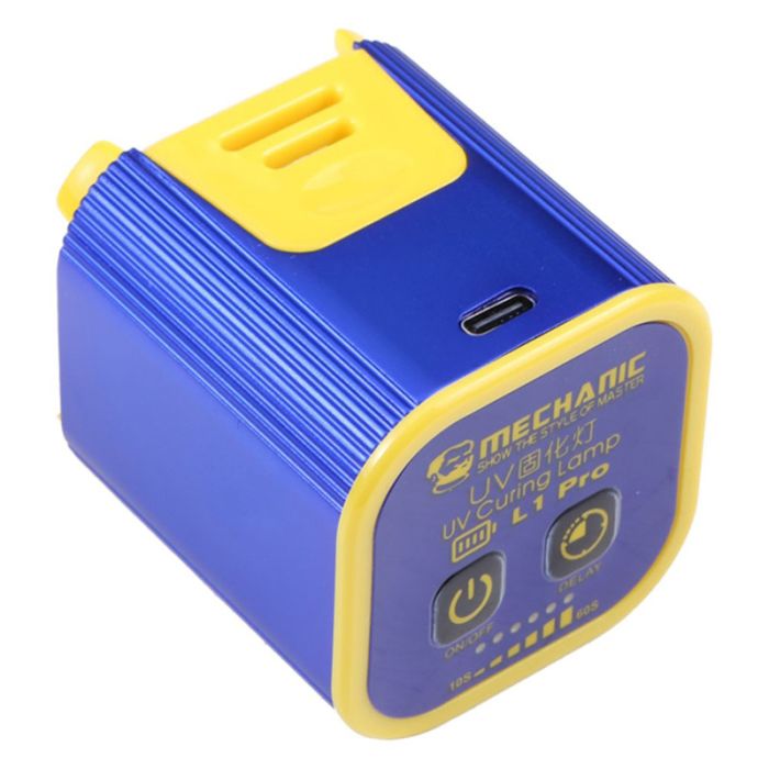 Ультрафиолетовая лампа Mechanic L1 Pro / аккумуляторная, для сушки клея, лака / USB Type-C 5V / 7W
