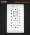 Трафарет BGA Amaoe MSM8994 CPU+RAM (0.12mm)