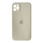 Чохол Silicone case Full Camera Square side для iPhone 12 Pro Cream