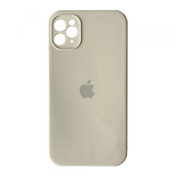 Silicone Case Full Camera Square side for iPhone 12 Pro Cream