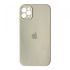Silicone Case Full Camera Square side for iPhone 12 Pro Cream