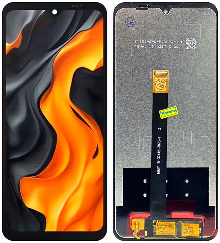 Дисплей + сенсор Cubot King Kong Power 5 Black - p/n: 15-32442-3878-1