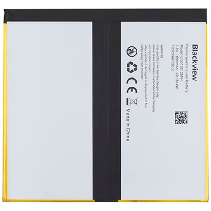 Акумулятор для планшета Blackview Tab 16 / Li30132125FH / 7680 mAh