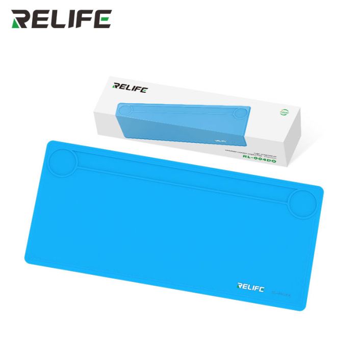 Коврик силиконовый RELIFE RL-004DQ / термостойкий, для пайки, ремонта техники / большой / 820x370 мм
