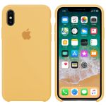 Чохол Silicone case для iPhone X/XS yellow