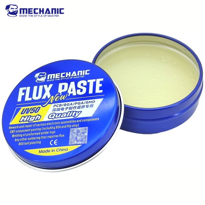 Флюс-паста Mechanic UV50 40 гр (без содержания галогенов)