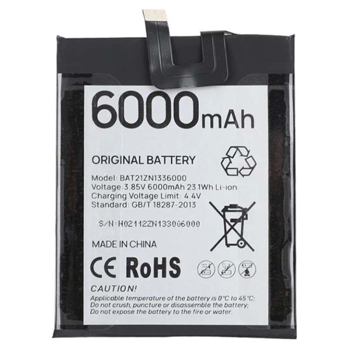 Аккумулятор для Doogee V20 / V20 Pro BAT21ZN1336000 (6000 mAh)