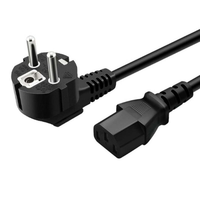 Кабель живлення Schuko PC-186 CEE 7/7 - IEC C13 євровилка / мідь / 1.5мм / 3м