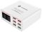 Быстрое зарядное устройство Sunshine SS-304Q 3.5A / 5xUSB / 1xUSB QC3.0 / 40W White