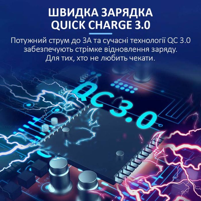 Быстрое зарядное устройство Sunshine SS-304Q 3.5A / 5xUSB / 1xUSB QC3.0 / 40W White