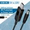 Кабель живлення USB DC 5В на 12 В / 5.5 мм для роботи роутера від Powerbank