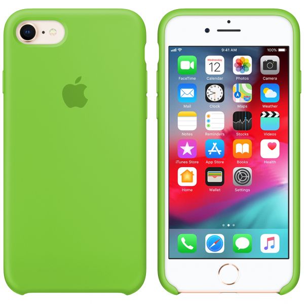Чохол Silicone case для iPhone 7/8 lime green