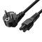 Кабель питания Schuko PC-186 CEE 7/7 - IEC C5 для ноутбука / 0.75мм / 1.5м