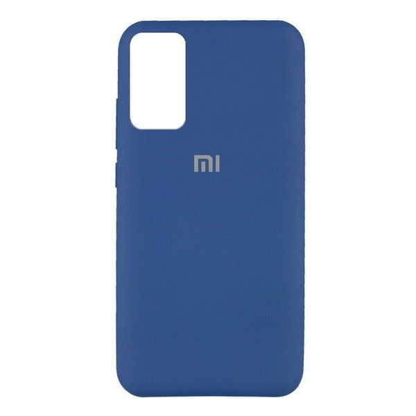 Чохол Silicone Case Full для Xiaomi Redmi 10 Navy Blue