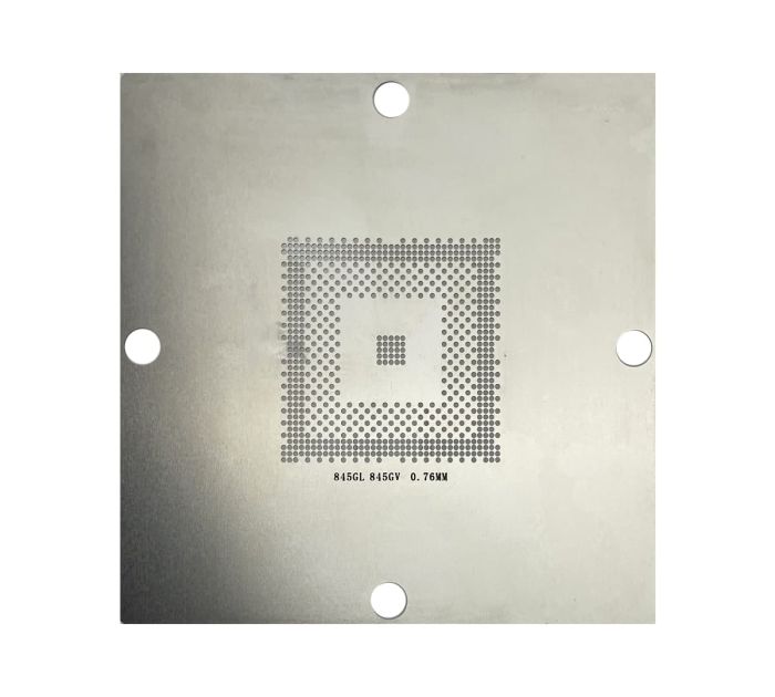 Трафарет BGA прямого нагрева 845GL 845GV (0.76 mm) 90 x 90 mm