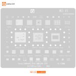Трафарет BGA Amaoe MI:15 SM8450/8250/PM8150A/B/8350/BH/C/58080/77048E/SDX55M/WCN6851/6856 (0.12mm)