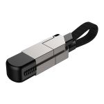 Кабель Type-C to Type-C з перехідниками USB+Lightning / 4 в 1 / QC3.0 PD / 60W / 15cm Black