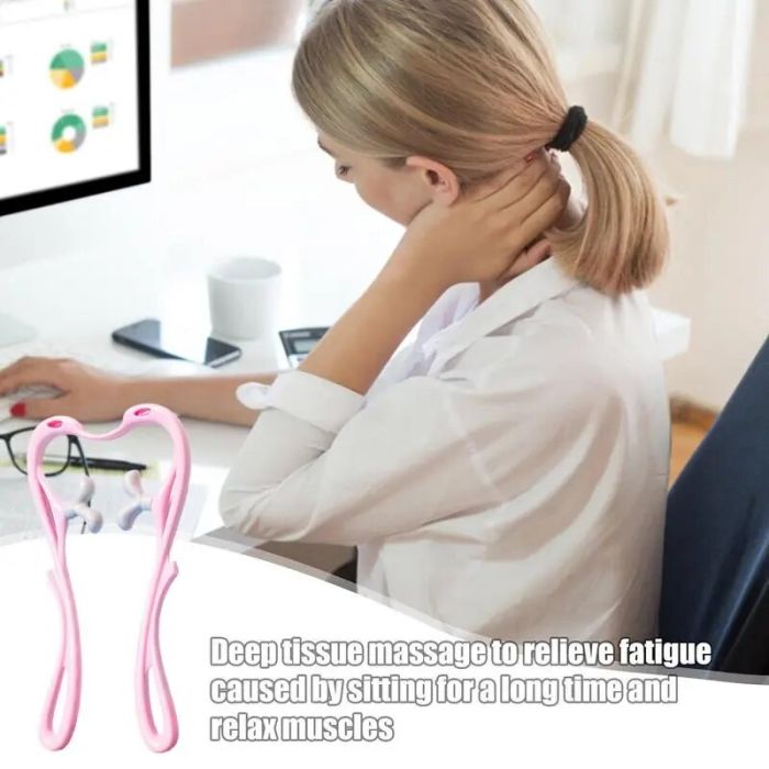 Массажер ручной для шейного отдела Swan 680-2 Pink