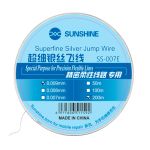 Дріт, нитка для монтажу перемичок SUNSHINE SS-007E срібна / 0.009 mm / 200 m