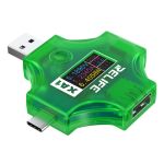 USB тестер Relife XA1 струму, напруги, ємності / USB-A / Type-C / PD / QC 3.0 / 4-25V / 5A