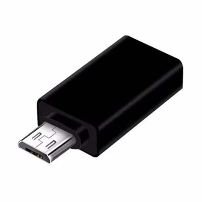 OTG перехідник Micro-USB - USB 3.0 адаптер Чорний