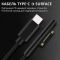 Кабель USB Type-C для Microsoft Surface Pro / Book / Laptop / Go / в оплетенні / 15В / 4А / 1.8м