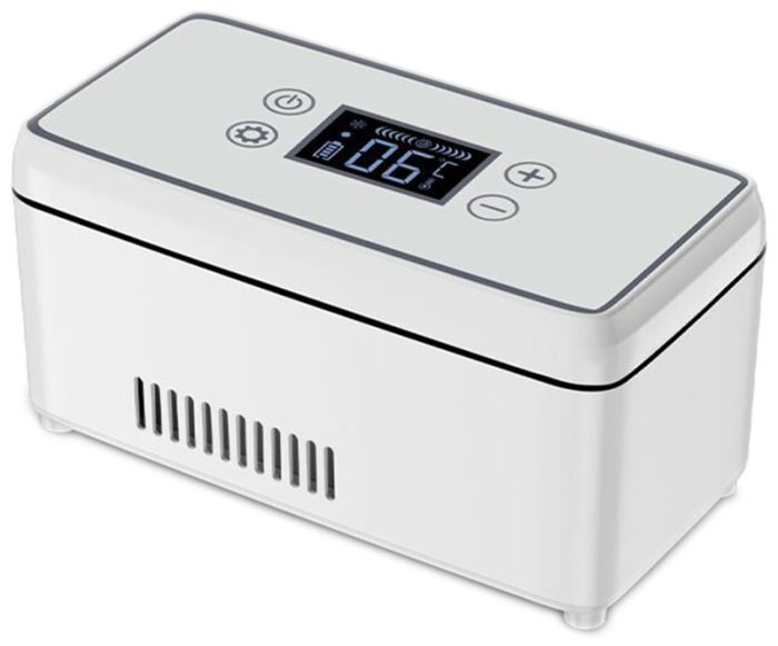Медицинский портативный мини холодильник Coolbox CL-0501 для лекарств, инсулина / сумка / USB / 220V / АКБ
