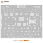Трафарет BGA Amaoe U-IP9 IP13-A15 для iPhone 13 / Pro / Pro Max / Mini все микросхемы (0.12mm) V7.0