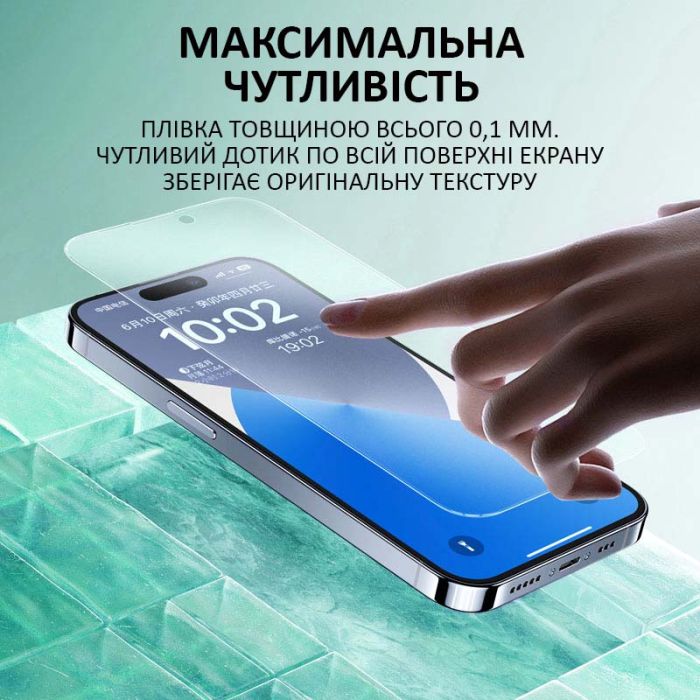 Гидрогелевая пленка RELIFE GF-1 для смартфонов до 7'' HD глянцевая