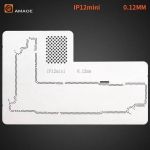 Трафарет BGA Amaoe PCB для iPhone12 Mini под держатель плат MFix и магнита UBase  (0.12 mm)