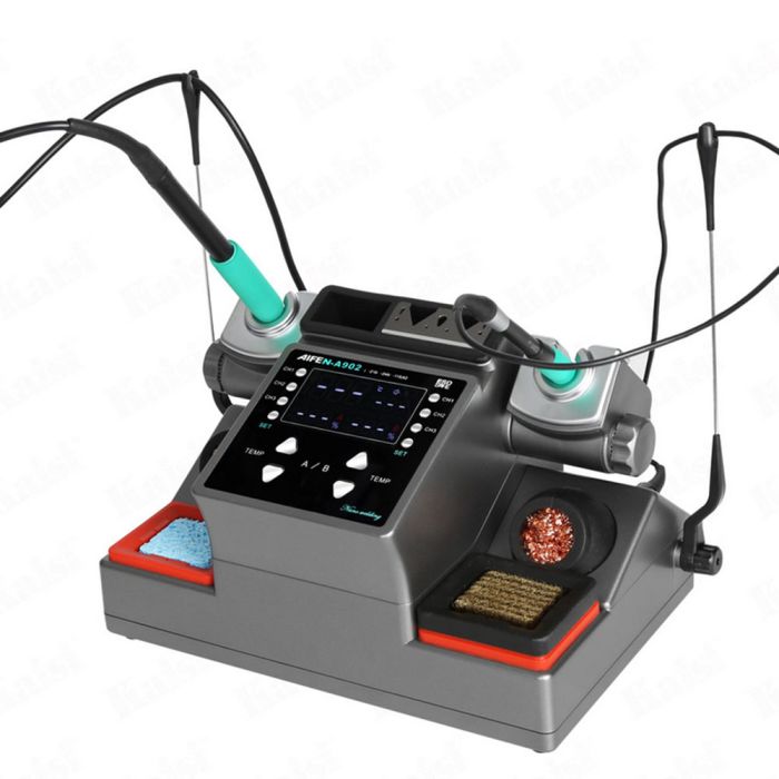 Паяльная станция прецизионная Aifen A902 C210+C245 / 2 паяльника JBC / 3 канала памяти / 100-450°C / 350 Вт