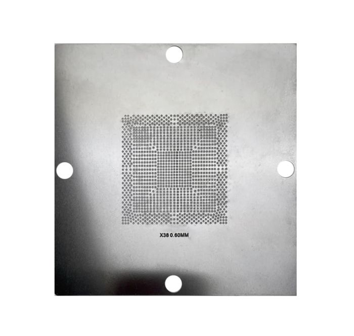 Трафарет BGA прямого нагріву X38 (0.60 mm) 90 x 90 mm