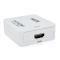 Конвертер Mini, HDMI to AV, ВЫХОД 3RCA (мама) на ВХОД HDMI (мама), 720P/1080P, White (YT-CM-HDMI/AV)